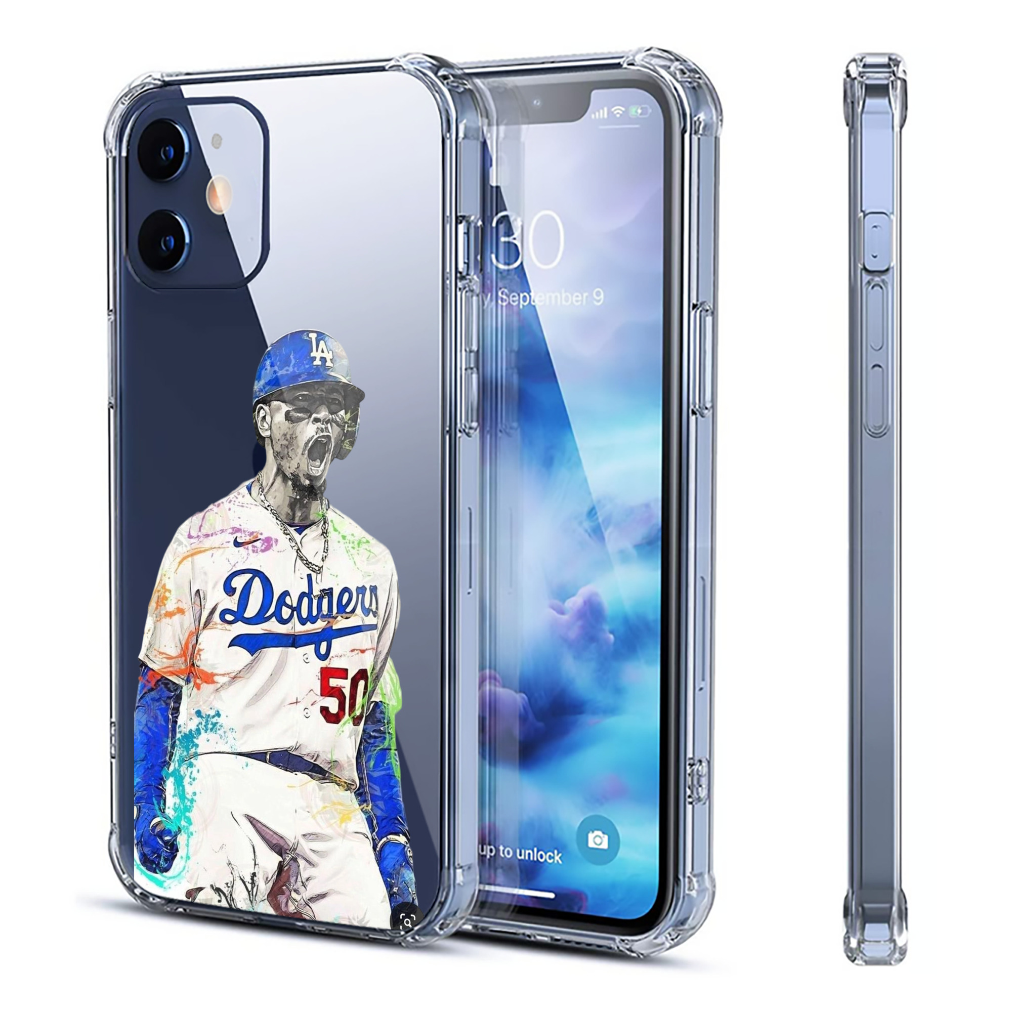  Clear IPhone 12 Case – Soft TPU With UV Print – Enhanced Drop Protection, Precise Fit, Anti-Fingerprint, Customizable Design, Scratch-Resistant, Yellow-Resistant